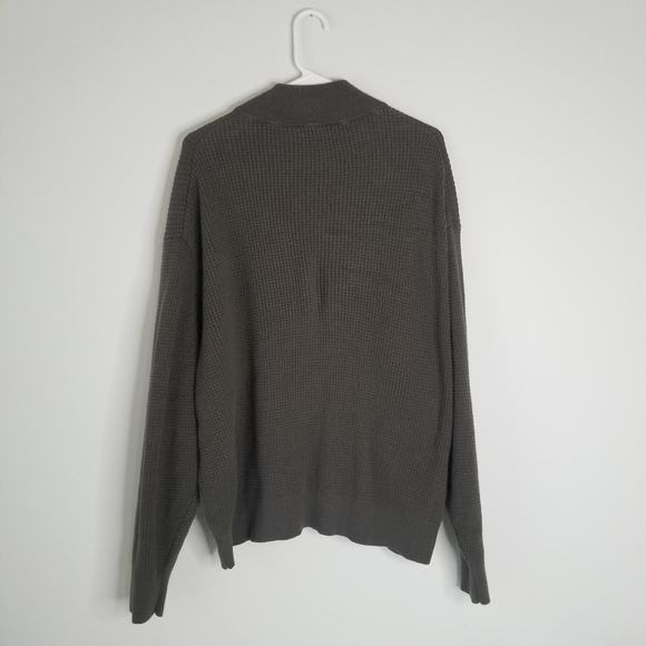Cremieux Classics Pima Cotton/Cashmere Blend Long Sleeve Ribbed Sweater XXL - Picture 3 of 11